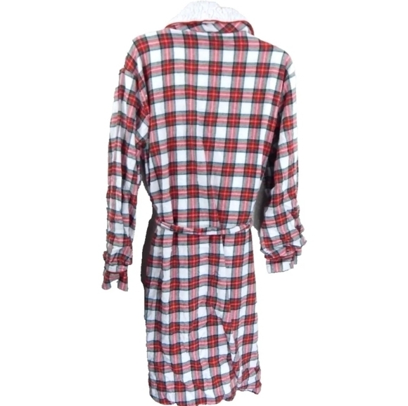 Disney Store Mickey Mouse Plaid Christmas Robe - Picture 2 of 4